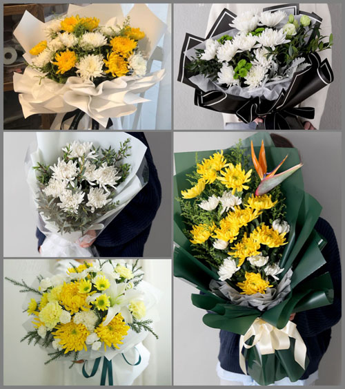江苏盐城大丰区草庙镇白事花束代送